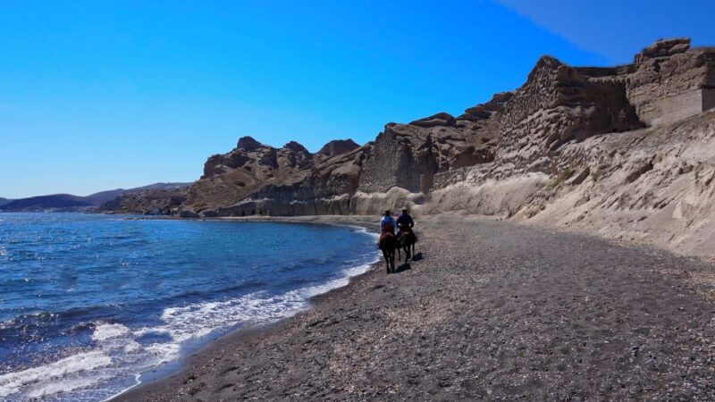 Santorini: Horseback Riding Tour on the Beach 1.5 Hours - Key Points