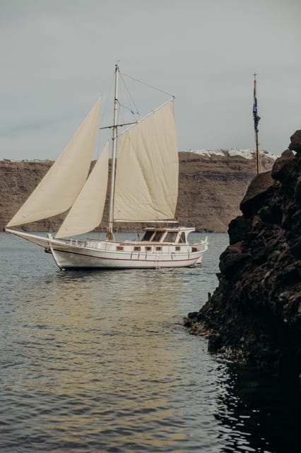 Santorini: Kymatia Traditional Sailboat Tour by Cycladica - Reserve Now and Pay Later