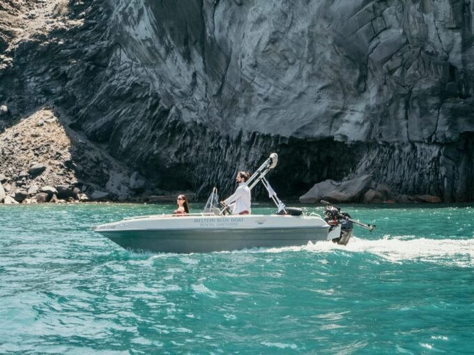 Santorini: License Free, Luxurious Small Boat Rental - Boat Rental Details