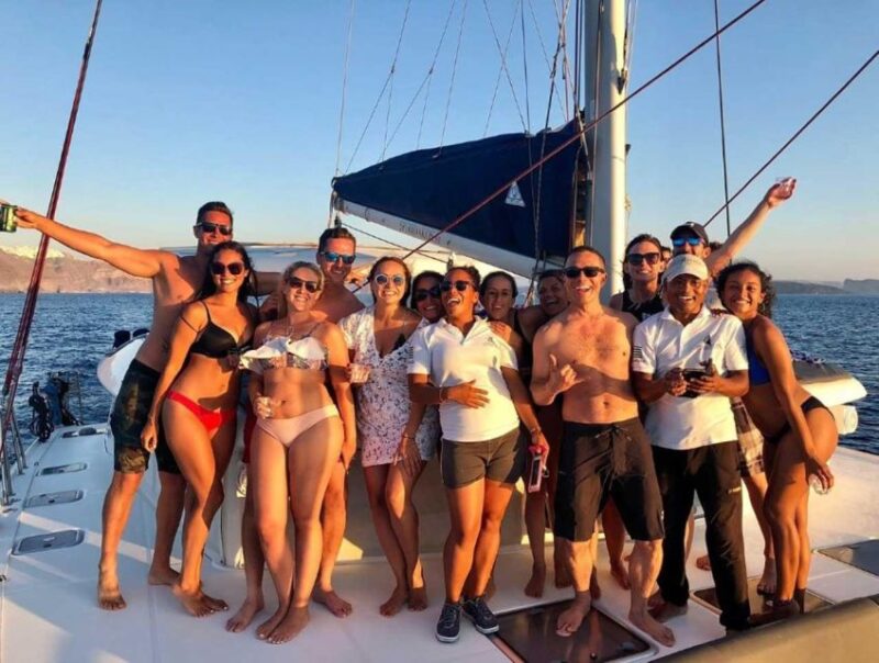 Santorini: Luxury Caldera Cruise With Full Greek Meal - Hiking the Santorini Volcano Trail