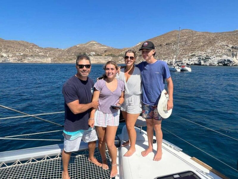 Santorini: Luxury Morning Cruise From Oia Town - Greek Meal and Drinks