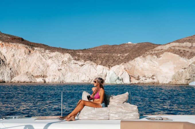 Santorini: Luxury Sunset Cruise With Dinner, Bbq, and Drinks - Frequently Asked Questions