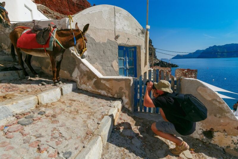 Santorini Magic: Your Unforgettable Cruise Shore Adventure - Perivolos Beach Relaxation