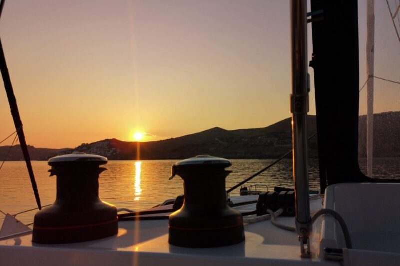 Santorini: Morning or Sunset Cruise With Gourmet Meal - Snorkel at Vibrant Beaches