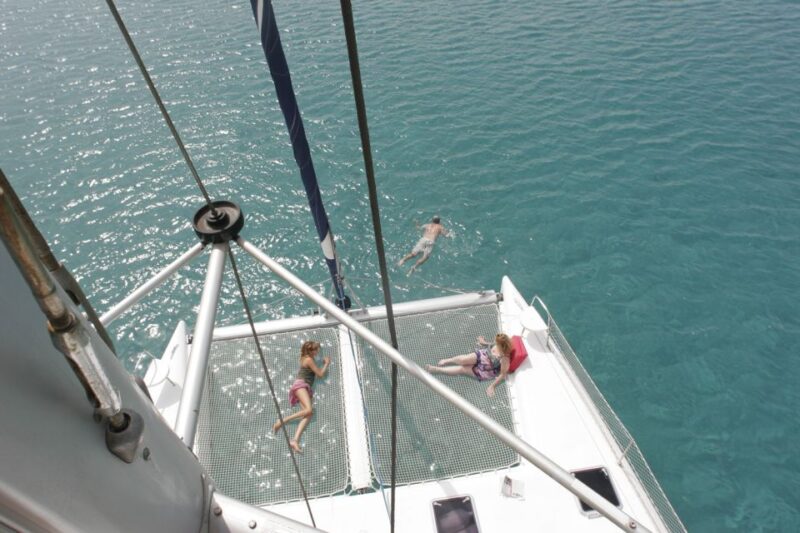 Santorini: Morning or Sunset Cruise With Gourmet Meal - Bathe in Volcanic Hot Springs