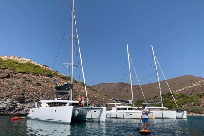 Santorini: Morning or Sunset Cruise With Gourmet Meal - Enjoy Refreshing Drinks Onboard
