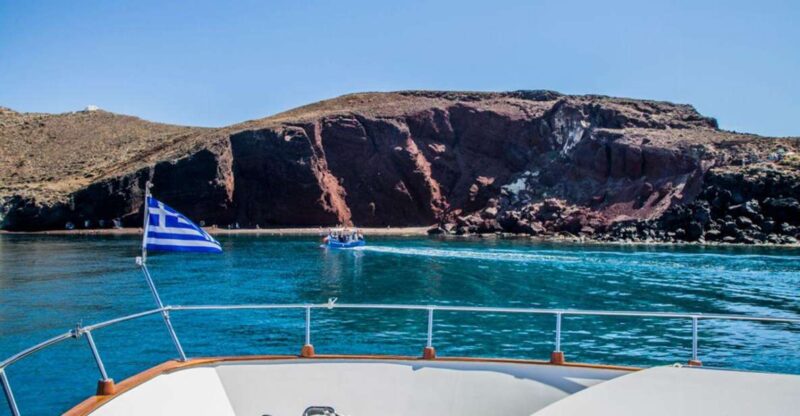 Santorini: Motor Yacht Day Cruise With 5-Course Lunch - Key Points