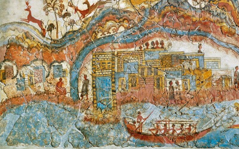 Santorini: Mythical Day Trip to Akrotiri With Volcano Cruise - Cruising to the Santorini Volcano
