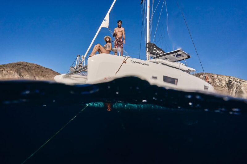 Santorini Oia: Caldera Catamaran Cruise With Meal & Drinks - Pickup and Drop-off Locations