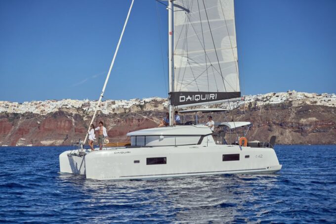 Santorini Oia: Caldera Catamaran Cruise With Meal & Drinks - Frequently Asked Questions