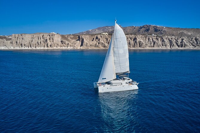 Santorini Oia: Caldera Private Day Cruise With BBQ & Drinks - Palea Kameni: Volcanic Visit