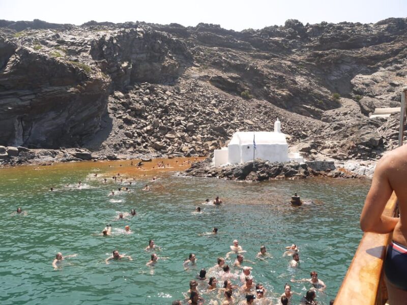 Santorini Old Port: 3 Hour Cruise to Volcano and Hot Springs - Safety Considerations