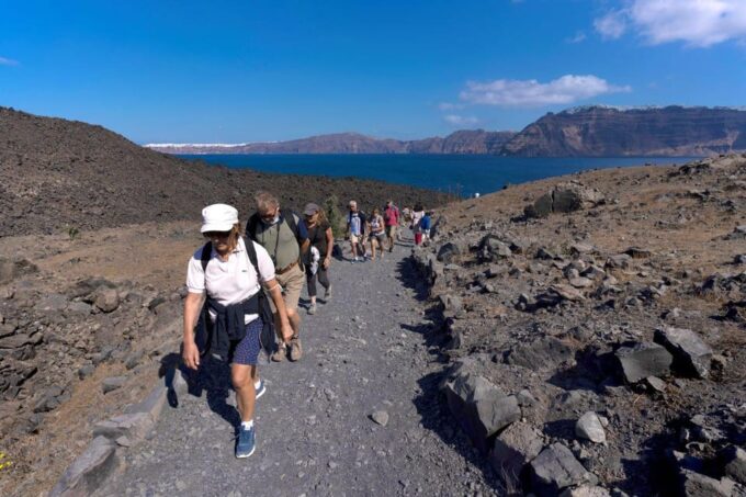 Santorini Old Port: Boat Cruise to the Volcano & Hot Springs - Hot Springs Swim