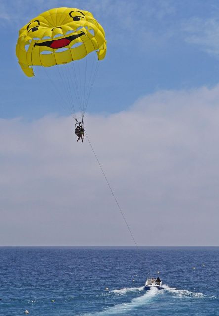 Santorini: Parasailing Flight Experience at Black Beach - Balloon Flight With Scenic Views