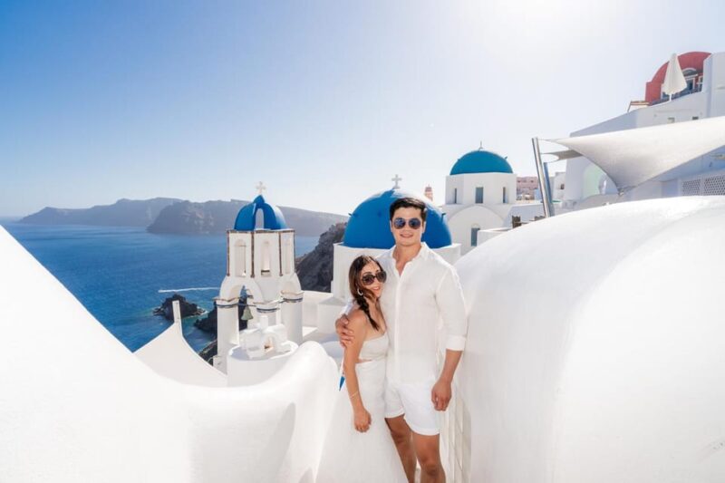 Santorini Photoshoot With Blue Domes & Caldera View - Customer Feedback