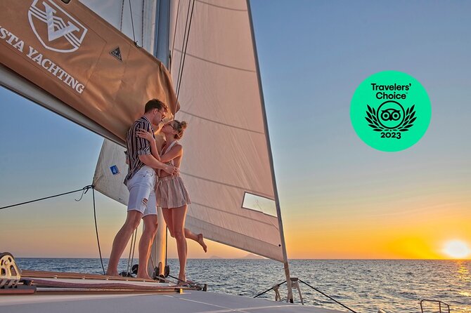 Santorini Platinum Catamaran Cruise With Meal, BBQ and Open Bar - Onboard Amenities and Inclusions