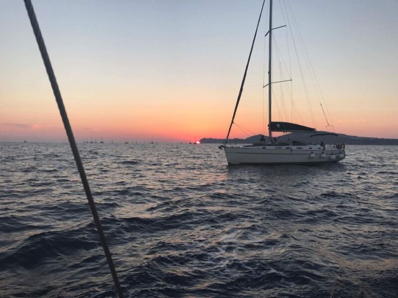 Santorini: Private 5-Hour Sunset Sailing Tour With Dinner - Exploring Thirassia Island