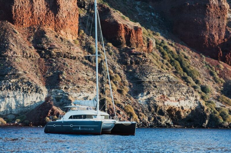 Santorini: Private Catamaran Cruise With BBQ Meal and Drinks - Inclusions