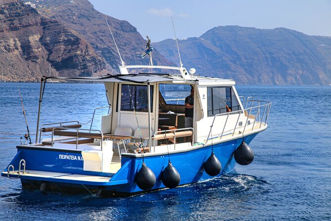 Santorini Private Cruise Sightseeing Tour With BBQ and Drinks - Cancellation Policy