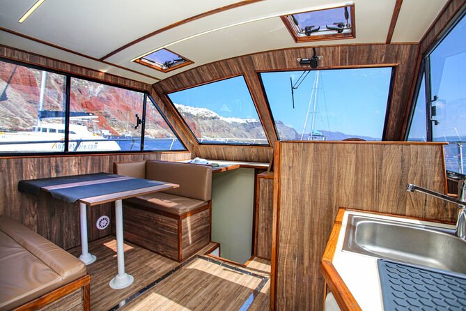 Santorini Private Cruise Sightseeing Tour With BBQ and Drinks - Safety Measures in Place