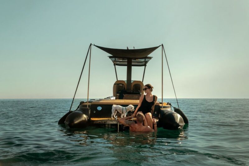 Santorini: Private Customizable RIB Cruise With Meal - Champagne and Cigar Upgrades