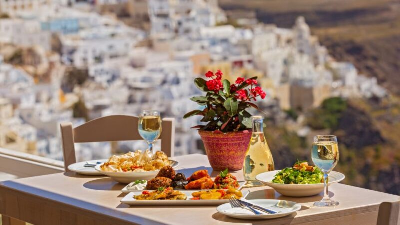 Santorini : Private Fine Wine Tasting - Caldera and Sunset Views at Venetsanos