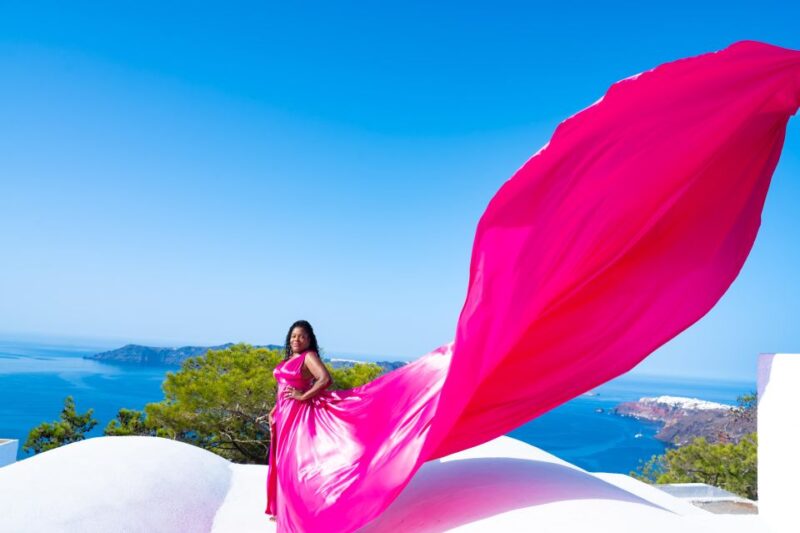 Santorini: Private Flying Dress Photoshoot in Santorini - Inclusions and Exclusions