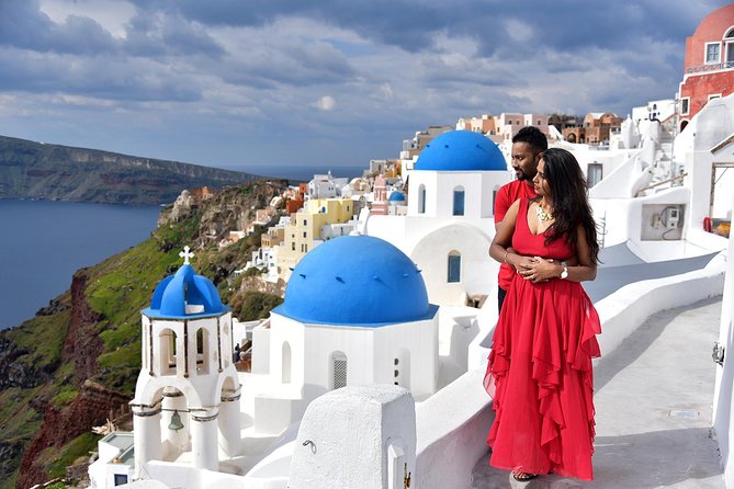Santorini Private Full Day Tour 9 Hours - Exploring Oia and Black Sand Beaches