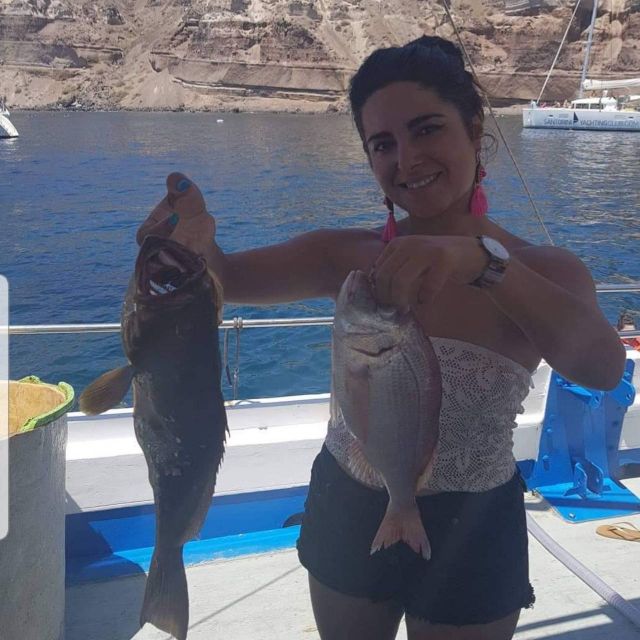 Santorini: Private Morning Deep Sea Fishing Boat Trip - Departure From Vlychada Port