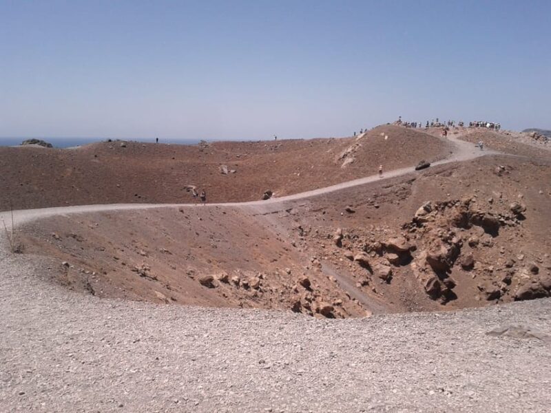 Santorini: Private Motorboat Cruise and Volcano Hike - Key Points
