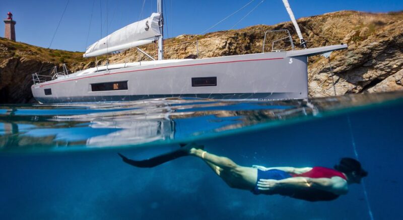 Santorini: Private Sailing Cruise With Meal & Swim Stops - Sailing on a Luxury Yacht