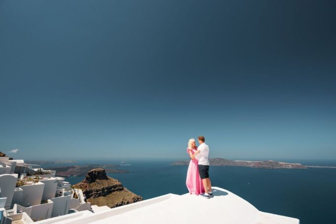 Santorini: Private Shore Excursion to Oia & Black Beach - Included Transportation and Guide