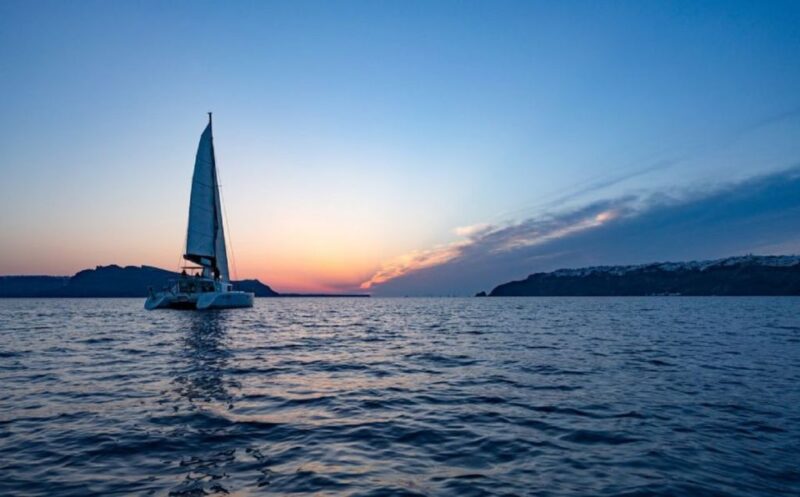 Santorini: Private Sunset Cruise With Dinner and Drinks - Key Points