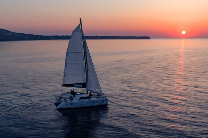 Santorini: Private Sunset Cruise With Dinner and Drinks - Frequently Asked Questions