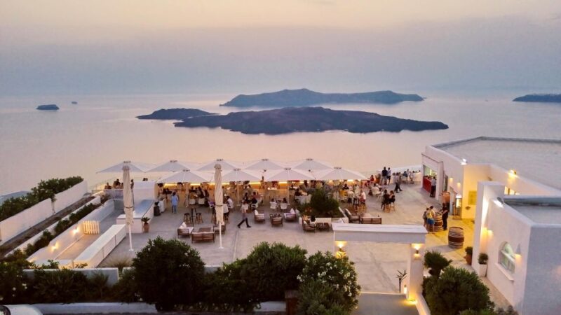 Santorini: Private Sunset Tour With Wine Tasting and Dinner - Dinner at Local Tavern