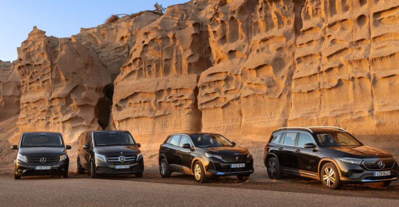 Santorini: Private Transfer Service - Key Points