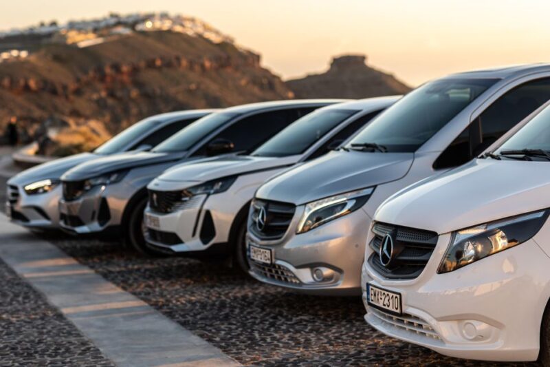 Santorini Private Transfer Services To/From the Airport - Key Points