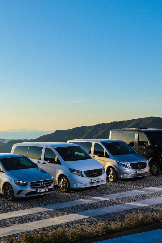 Santorini Private Transfers: 24/7 We Are at Your Service - Vehicle and Amenities
