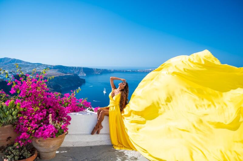 Santorini: Proffessional Flying Dress Photoshoot - Important Information