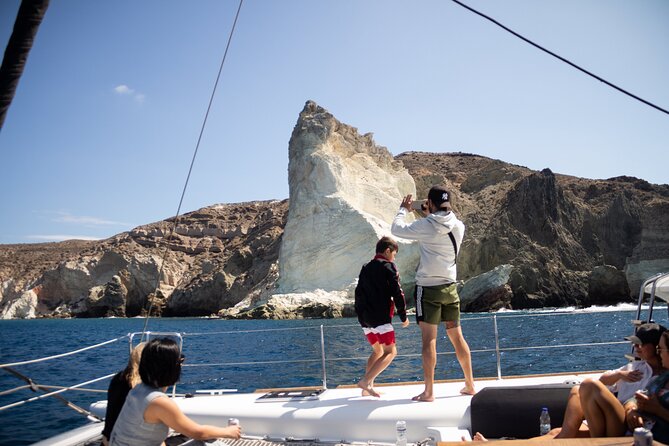 Santorini Sailing Catamaran Daily Cruises W/ Greek BBQ @Thirasia - Cancellation Policy and Guarantee