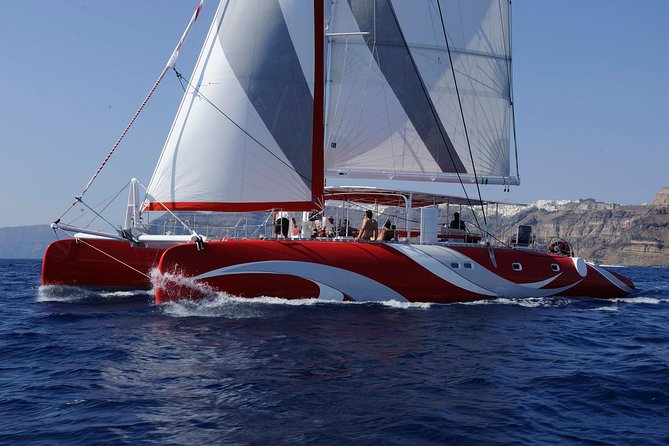 Santorini Sailing Dream Catcher With BBQ Lunch and Drinks - Swimming and Snorkeling