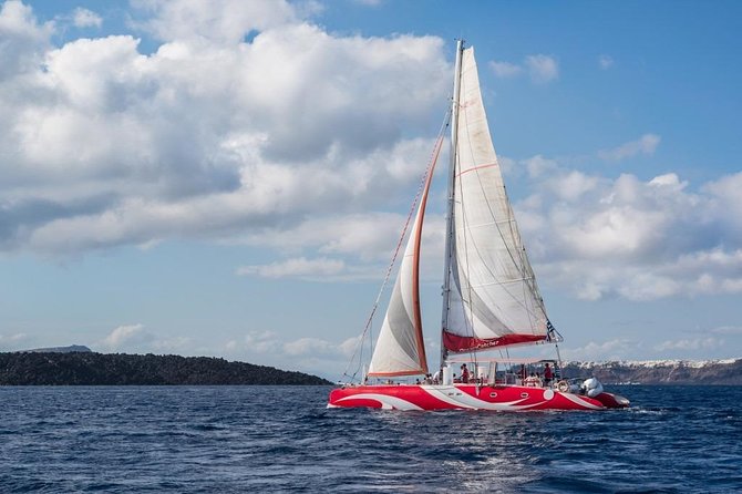 Santorini Sailing Dream Catcher With BBQ Lunch and Drinks - Visiting Red and White Beaches