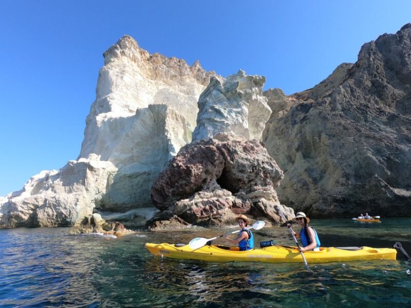 Santorini: Sea Caves Kayak Trip With Snorkeling and Picnic - Restrictions and Considerations