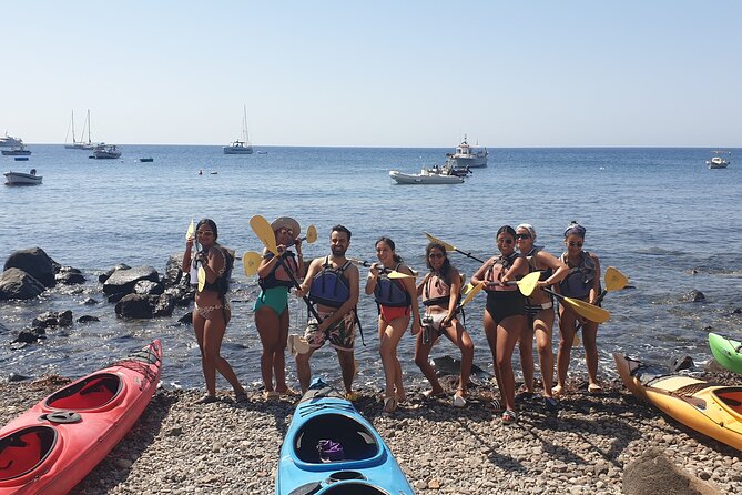 Santorini Sea Kayak - South Discovery, Small Group Incl. Sea Caves and Picnic - Necessary Kayaking and Safety Equipment