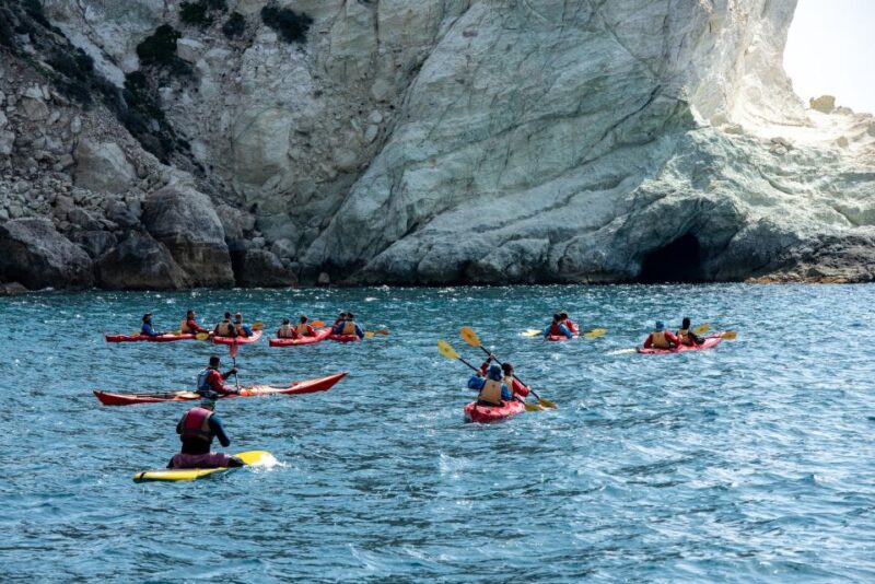 Santorini: Sea Kayaking With Light Lunch - Booking and Cancellation