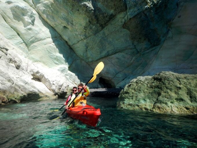Santorini: Sea Kayaking With Light Lunch - Visiting Beaches and Caves