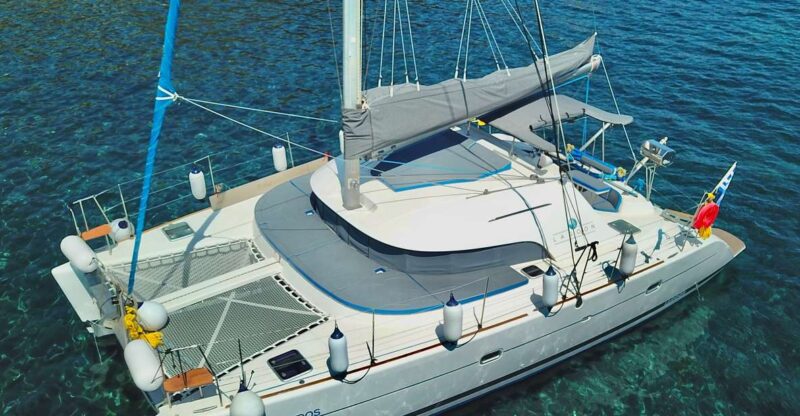 Santorini: Semi-Private Catamaran Cruise With Food & Drinks - Enjoy Onboard Buffet Meal