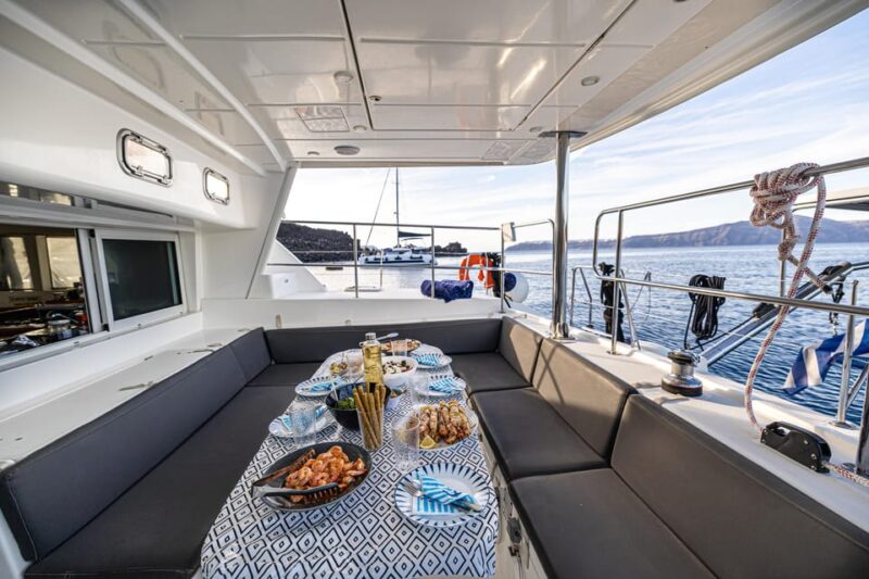 Santorini: Semi-Private Sailing Cruise up to 15pax - Key Points
