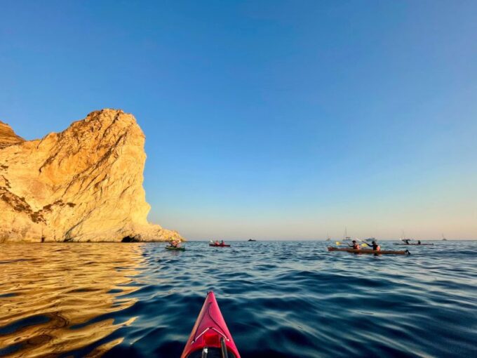Santorini: South Sea Kayaking Tour With Sea Caves and Picnic - Cancellation and Weather Policies