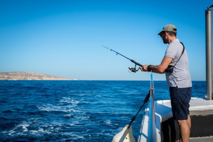 Santorini Sunset Fishing Trip With Dinner and Drinks - Departure and Return
